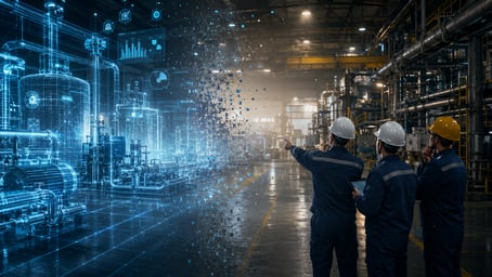 Por que projetos de transformação digital industrial param no meio