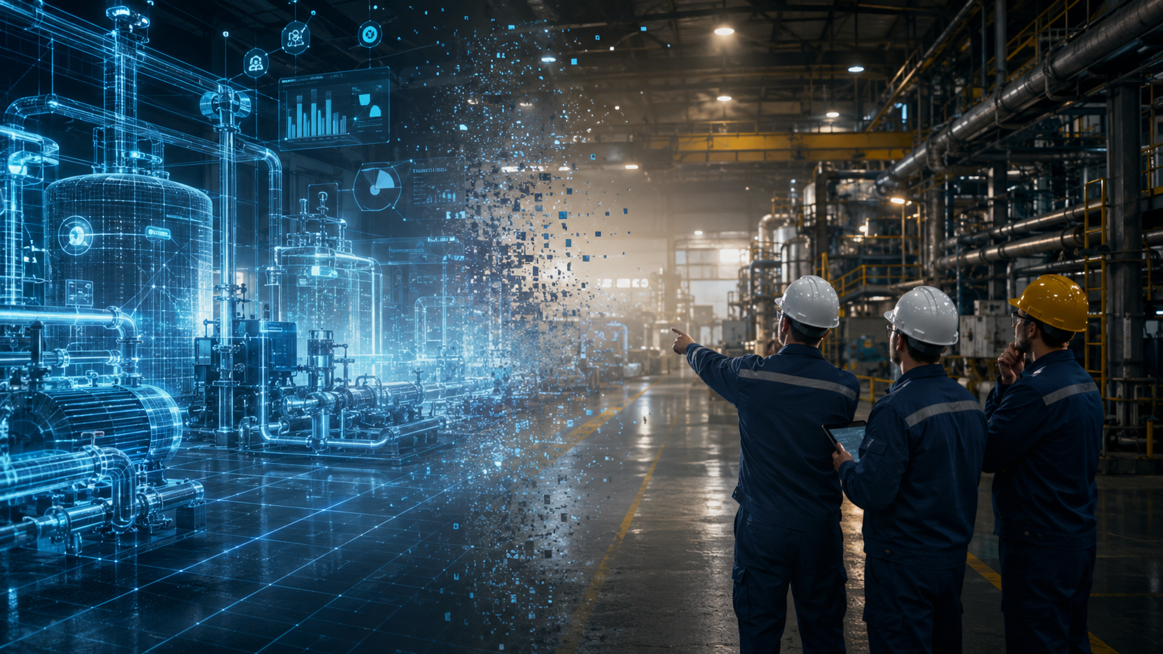 Por que projetos de transformação digital industrial param no meio