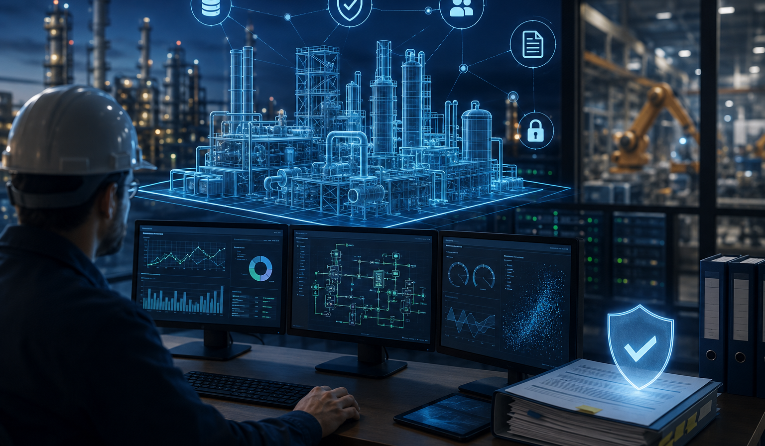 Governança e compliance em projetos de Digital Twin e IA industrial
