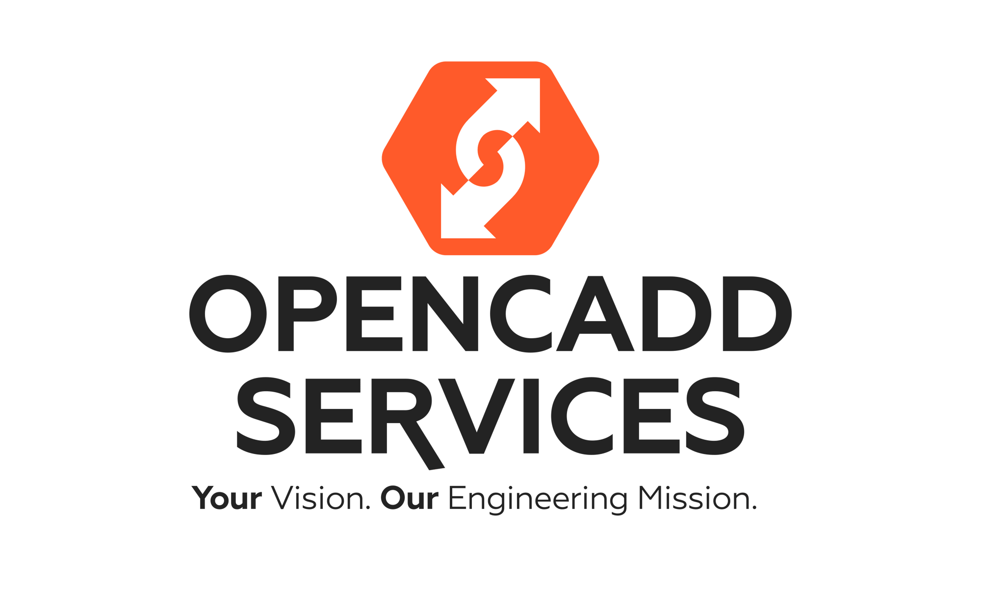 Logotipo oficial da OPENCADD SERVICES