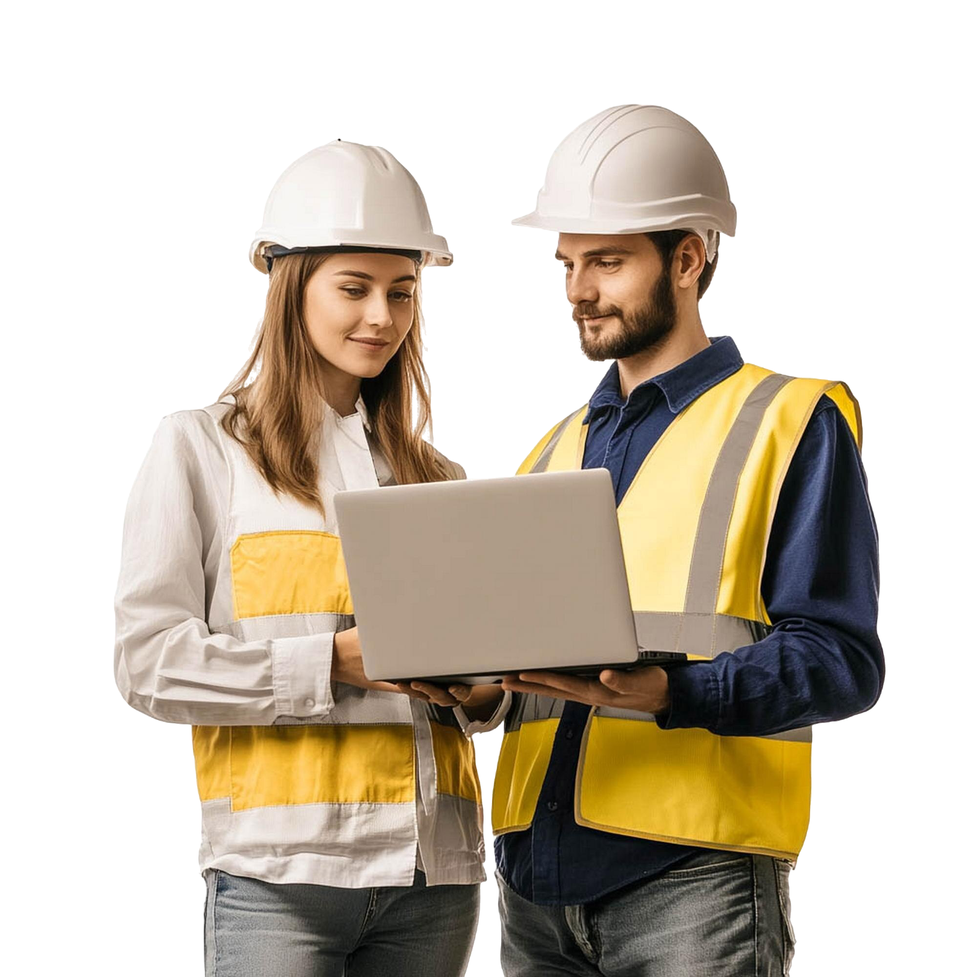 two-people-wearing-hard-hats-one-wearing-vest-other-with-laptop-his-shoulder